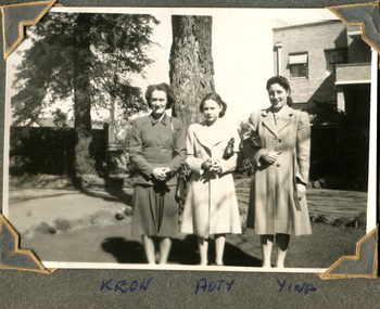 Sheila Prendergast Photo Album 1941-1944, commenced training June 1941