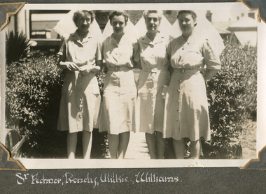 Sheila Prendergast Photo Album 1941-1944, commenced training June 1941