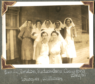 Sheila Prendergast Photo Album 1941-1944, commenced training June 1941