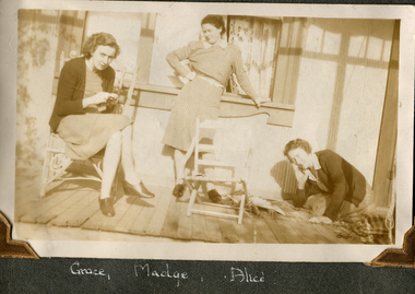 Sheila Prendergast Photo Album 1941-1944, commenced training June 1941