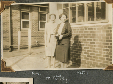 Sheila Prendergast Photo Album 1941-1944, commenced training June 1941