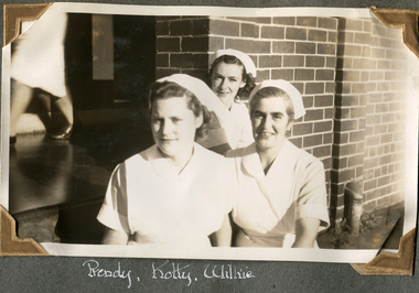 Sheila Prendergast Photo Album 1941-1944, commenced training June 1941