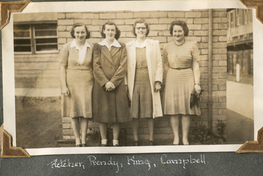 Sheila Prendergast Photo Album 1941-1944, commenced training June 1941