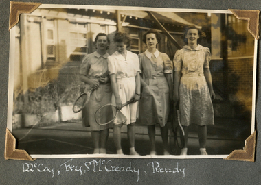 Sheila Prendergast Photo Album 1941-1944, commenced training June 1941