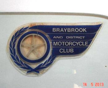Memorabilia - Braybrook and District Motorcycle Club Sticker