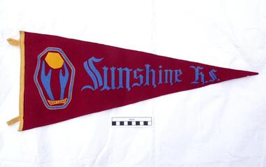 Memorabilia - Sunshine High School Pennant, Circa 1959