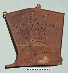 Seed & Fertilizer Drill Panel, Between 1921 and 1930
