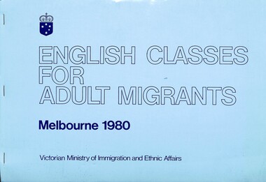 Book - English Classes For Adult Migrants Melbourne 1980