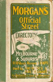 Book - Joseph 'Joe' Wlodarczyk Collection - Morgan's Official Street Directory 1951, Morgan's Official Street Directory 1951