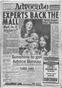 Newspaper (item) - 3rd Sunshine Guides - Seeing Eye Dog Fund Raising