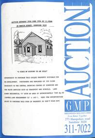 Flyer - 1st Sunshine Scout Hall Auction Advertisement