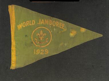 Ephemera - Scouting World Jamboree 1929 Pennant