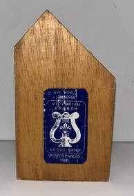 Ephemera - Scouting XVI World Jamboree 1988 Performances Victorian Branch Scout Band Trophy