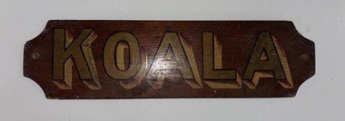Ephemera - Scouting, 1st Sunshine Koala Troop Sign