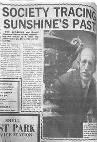 Newspaper (item) - Councillor Pennell's gift of an ornate silver cup article