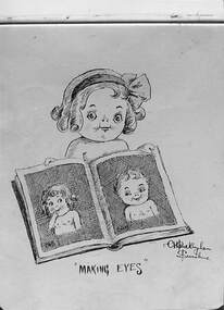 Photograph (item) - Making Eyes Cartoon