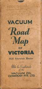 Map - Joseph 'Joe' Wlodarczyk Collection - Vacuum Road Map Of Victoria