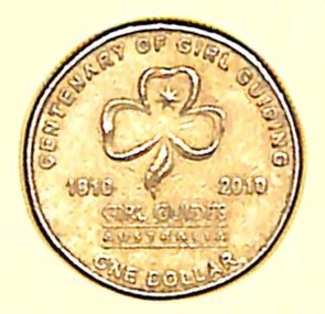 Coin - Australian One Dollar Coin - Centenary of Australia Girl Guides 2010