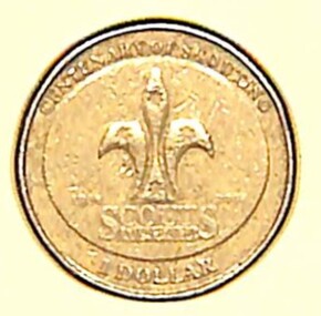 Coin - Australian One Dollar Coin - Centenary of Australia Scouting 2008