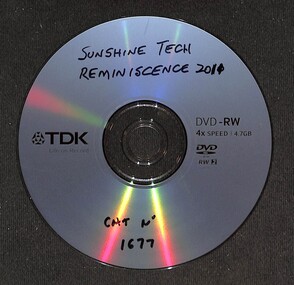 Film - Sunshine Technical School Reminiscence Day 2011 DVD