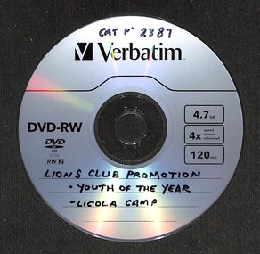 Film - Lions Club Promotion Youth Of The Year And Licola Camp DVD