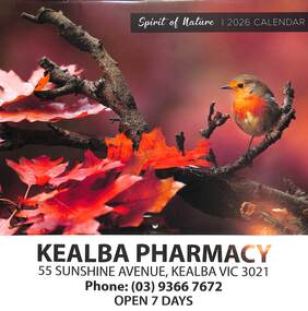 Ephemera - Kealba Pharmacy 2026 Calendar