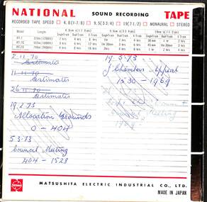 Audio - City Of Sunshine Council Meeting Tape Recordings 5th September 1978 To 3rd July 1979