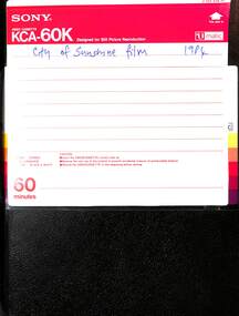 Film - J. H. Jackson City Of Sunshine Film