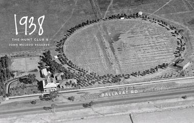 Photograph - The Hunt Club And John McLeod Reserve Deer Park Aerial Photograph