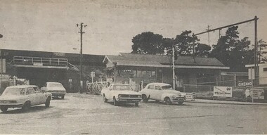 Photograph - Tottenham Railway Station, Sunshine Advocate, 1975