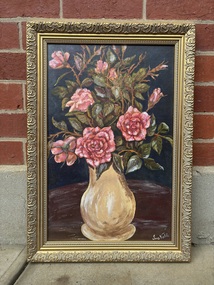 Painting - Iris Noble Still Life Flowers Painting, Iris Noble