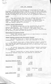 Archive - City Of Sunshine Statistics 1966