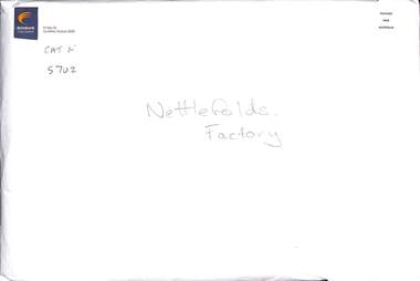 Archive - Sunshine And District Historical Society Nettlefolds Factory Exhibition Material