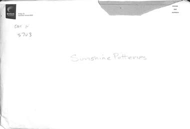 Archive - Sunshine And District Historical Society Sunshine Potteries Exhibition Material