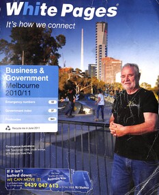 Book - White Pages Business And Government Melbourne 2010 - 2011 Directory, Telstra Corporation Limited, White Pages Business & Government Melbourne 2010/11