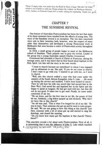 Article - Australian Pentecostalism In Sunshine