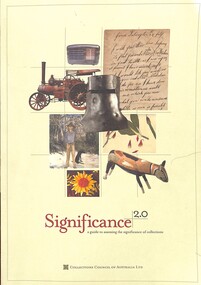 Book - Significance 2.0, Valina Rainer, A Guide To Assessing The Significance Of Collections, 2009