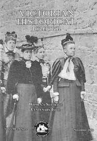 Journal - Victorian Historical Journal Volume 79 Number 2 November 2008, Royal Historical Society of Victoria, November 2008