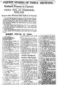 Article - The Sunshine Swimming Pool Tragedy Newspaper Articles