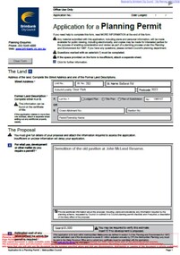 Document - John McLeod Pavilion Demolition Planning Permit, City of Brimbank, 9th January 2026