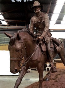 Photograph - Australian Light Horse Infantry Bronze Statue Photograph, Carl Valerius, 31st May 2017