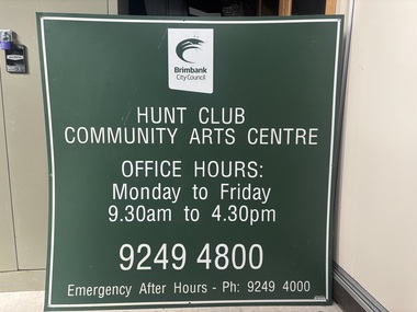 Sign - Hunt Club Community Arts Centre Sign