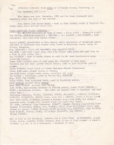 Archive - Interview With Mace Myers, Mace Myers, 6th December 1976