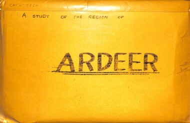 Archive - A Study Of The Region Of Ardeer, Sister Chanel (Sister Julia Williams), 1985