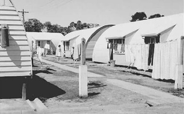 Photograph - Maribyrnong Migrant Hostel Nissen Huts Photographs