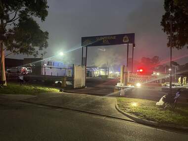 Photograph - Sunshine RSL Fire 5th March 2026 Photographs