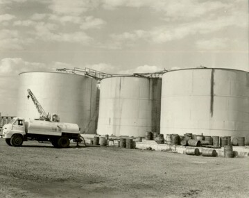 Photograph - Pridhams Tallow Tanks Evans Street Braybrook 1963 Photograph, February 1963