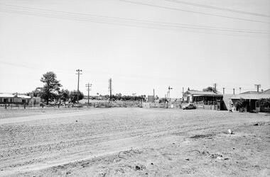 Photograph - Sydenham Railway Station Gates Keilor - Melton Road Sydenham 1966 Photograph, 4th March 1966