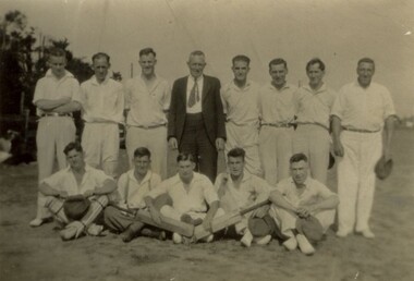 Photograph - Harvester's Cricket Club Photograph, 1933
