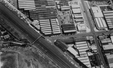 Photograph - Aerial photographs of McKay factory, 1960's